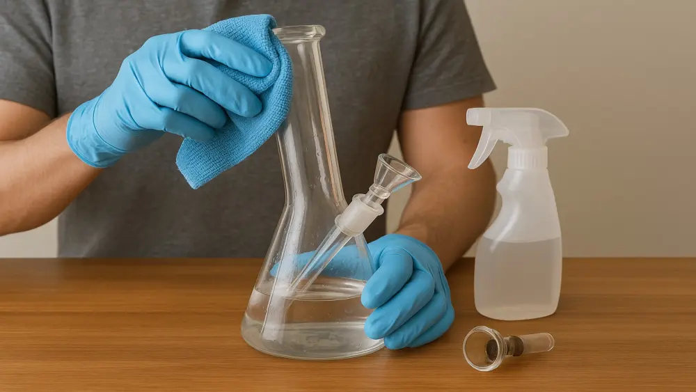 Bong Wasserpfeife reinigen