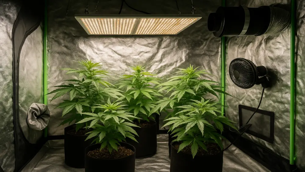 Grow-Zeltes cannabis