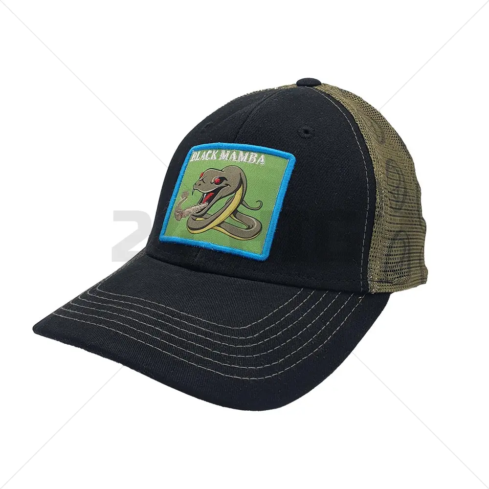 Lauren Rose - Schwarz Mamba 420 Trucker Hut