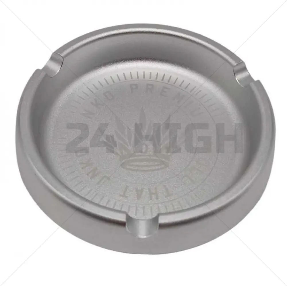 Aluminium Aschenbecher Rund | Silber | JNKO Premium