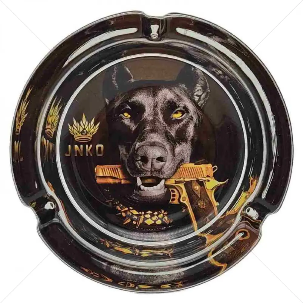 Aschenbecher Rundes Glas | Luxury Art Series | Mafia Dog