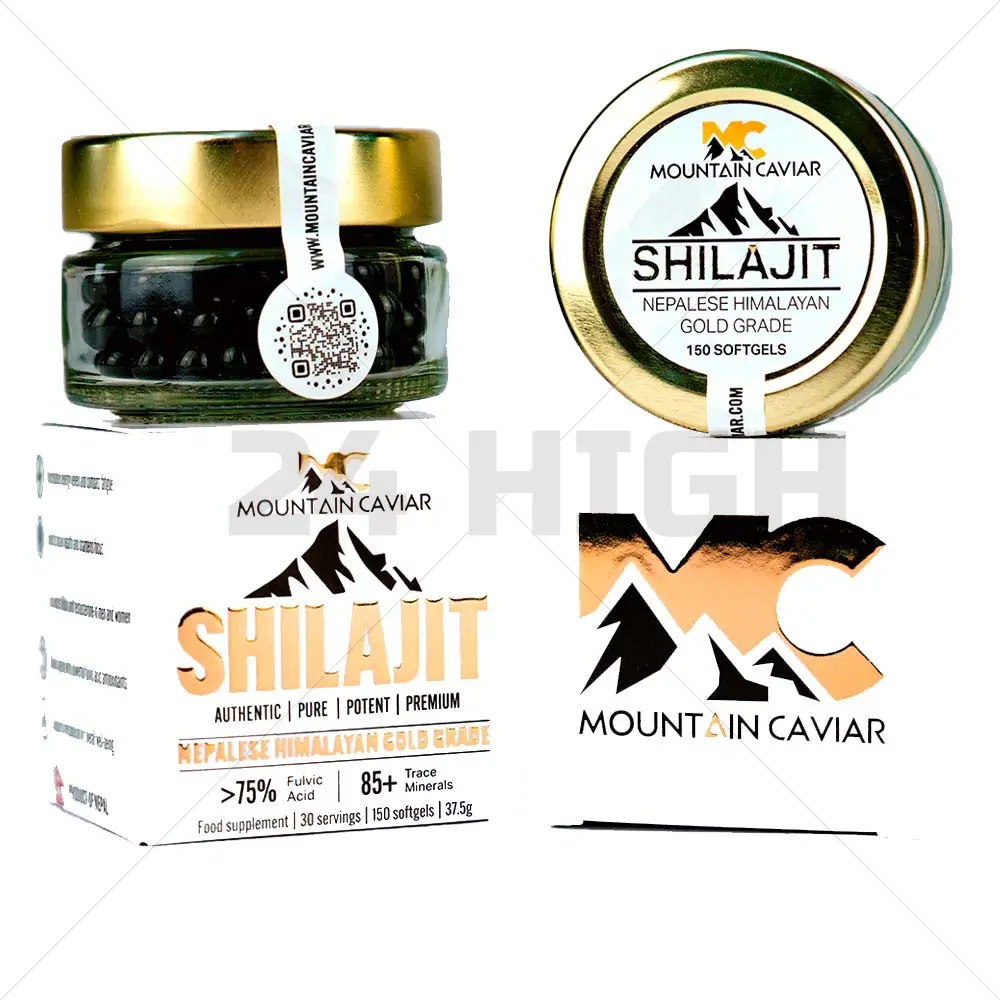 Mountain Caviar Original Himalayan Shilajit - 150 Softgels