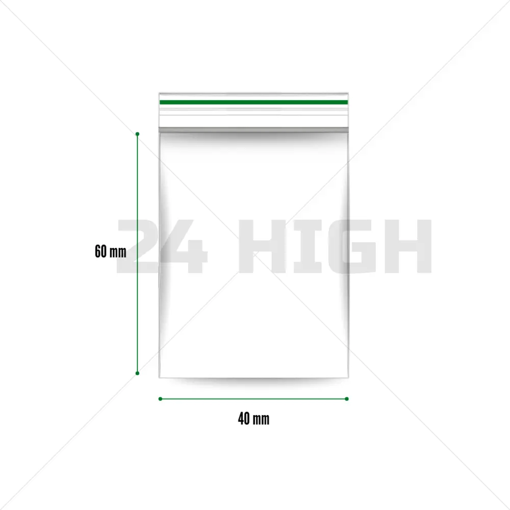 Zip-Lock Beutel 40 x 60 mm - 1000 Stück