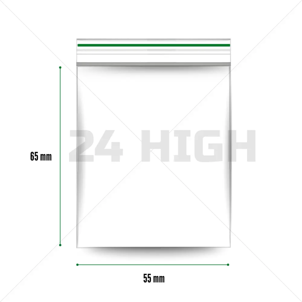 Zip-Lock Beutel 55 x 65 mm - 1000 Stück