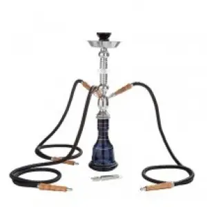 Dreamliner Schwarz Shisha Groß 3 Schlauch Schwarz 54Cm