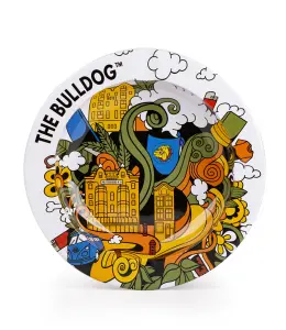 Die Bulldogge Aschenbecher Zinn Funky