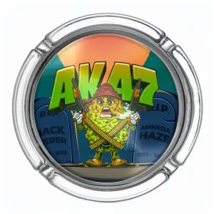 Best Buds - Große Glas-Aschenbecher AK47