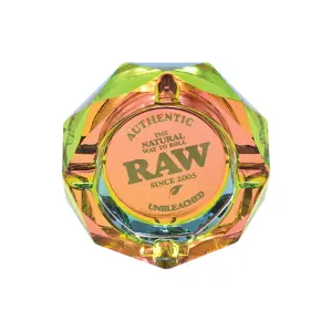 RAW Glass Ashtray - Rainbow