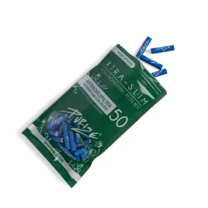 Purize XTRA Slim-Filter blau - 50 Stück