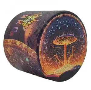 Grinder 4-Parts XL | Aluminium | Psychedelic Series | Magic Mushrooms 1
