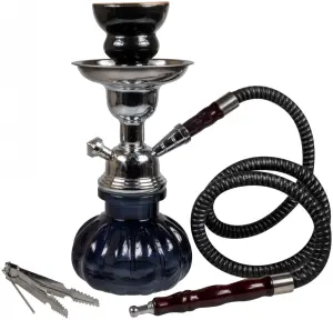 Sahbi Shisha Schwarz 24 cm, Ein Schlauch