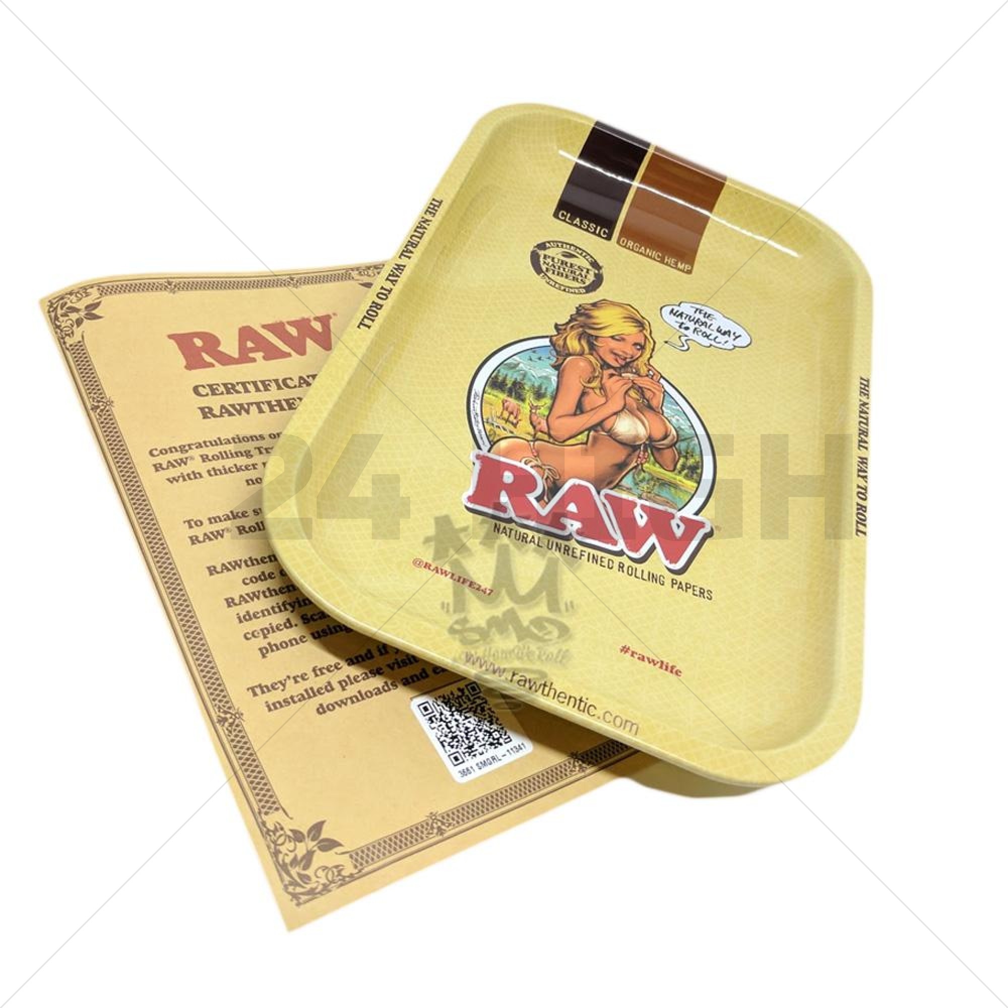 RAW Bikini Medium Metall Rolling Tablett