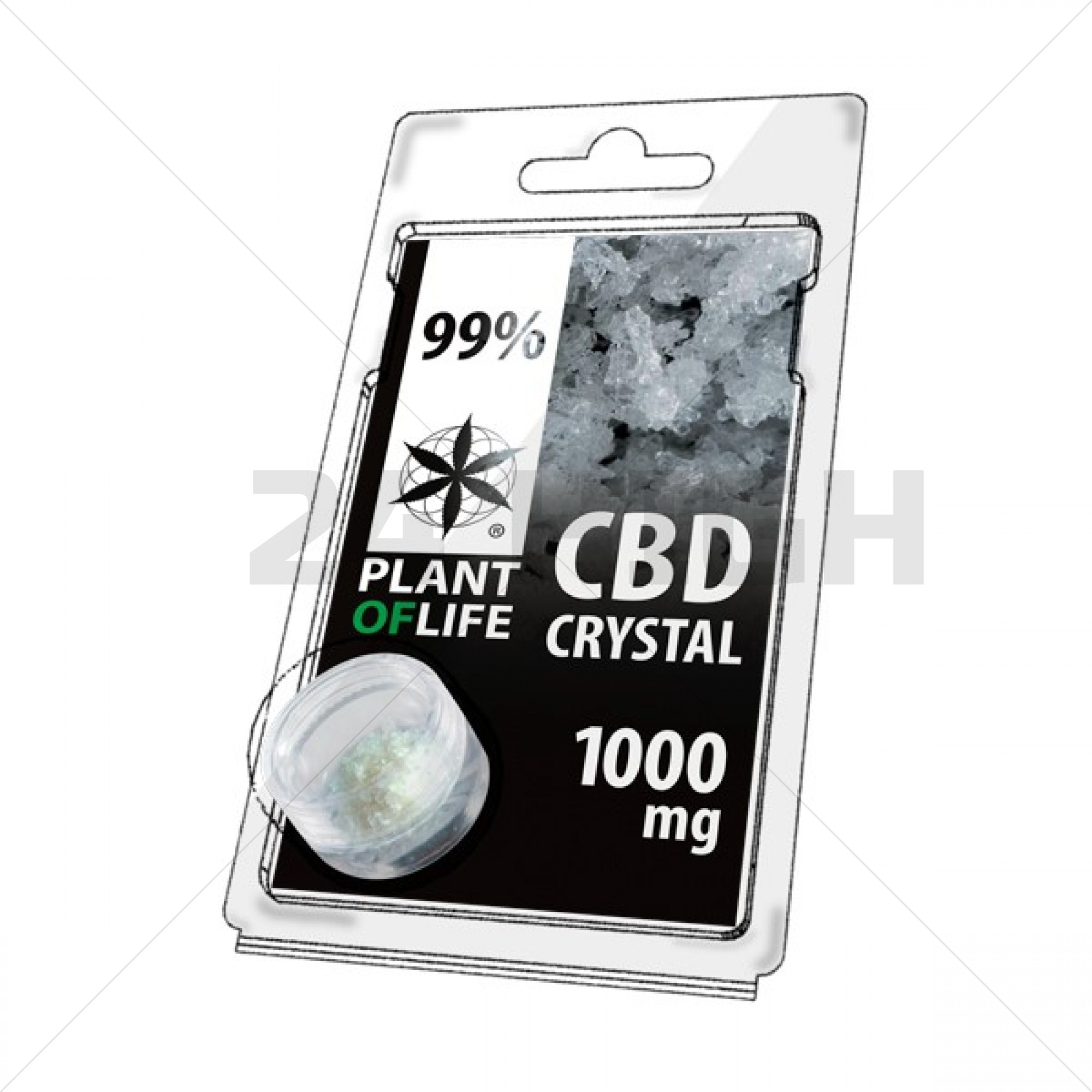 CBD Kristallen 99% - Plant of Life