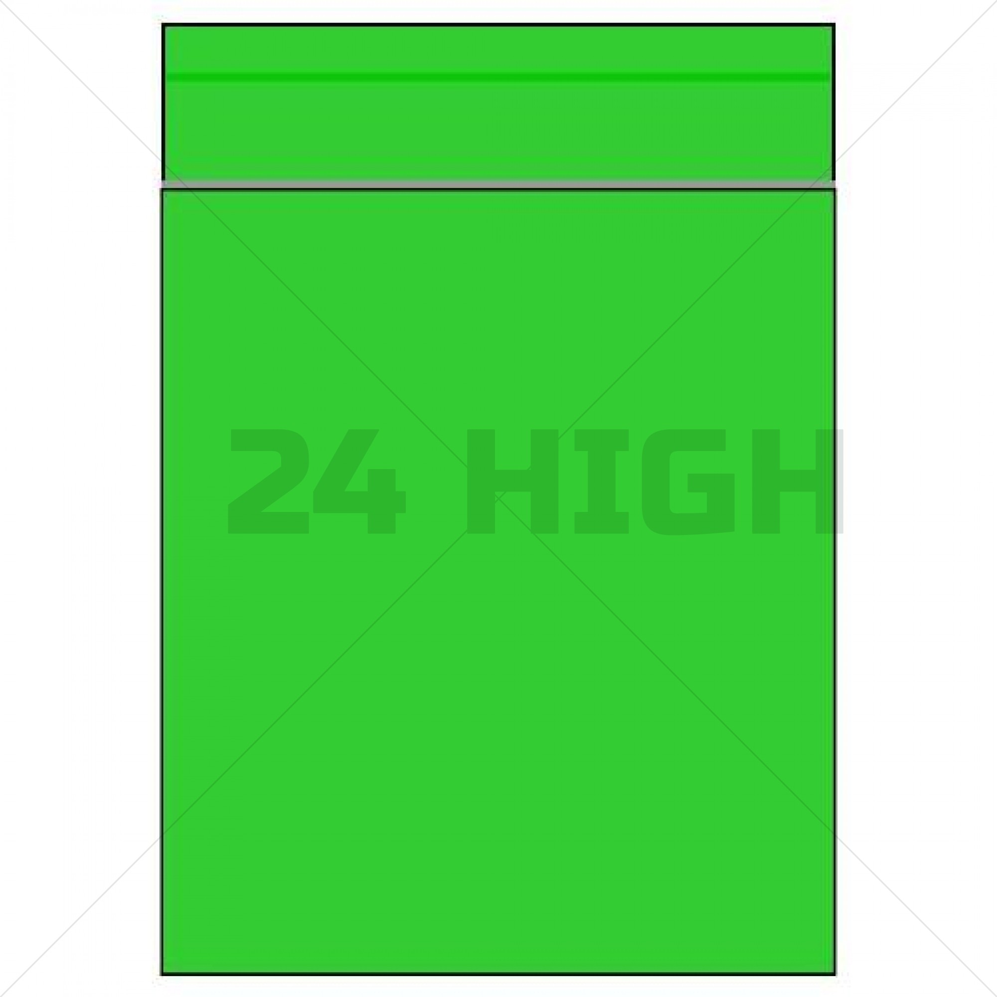 Grifftaschen grün 25 mm x 25 mm (1000 Stück)