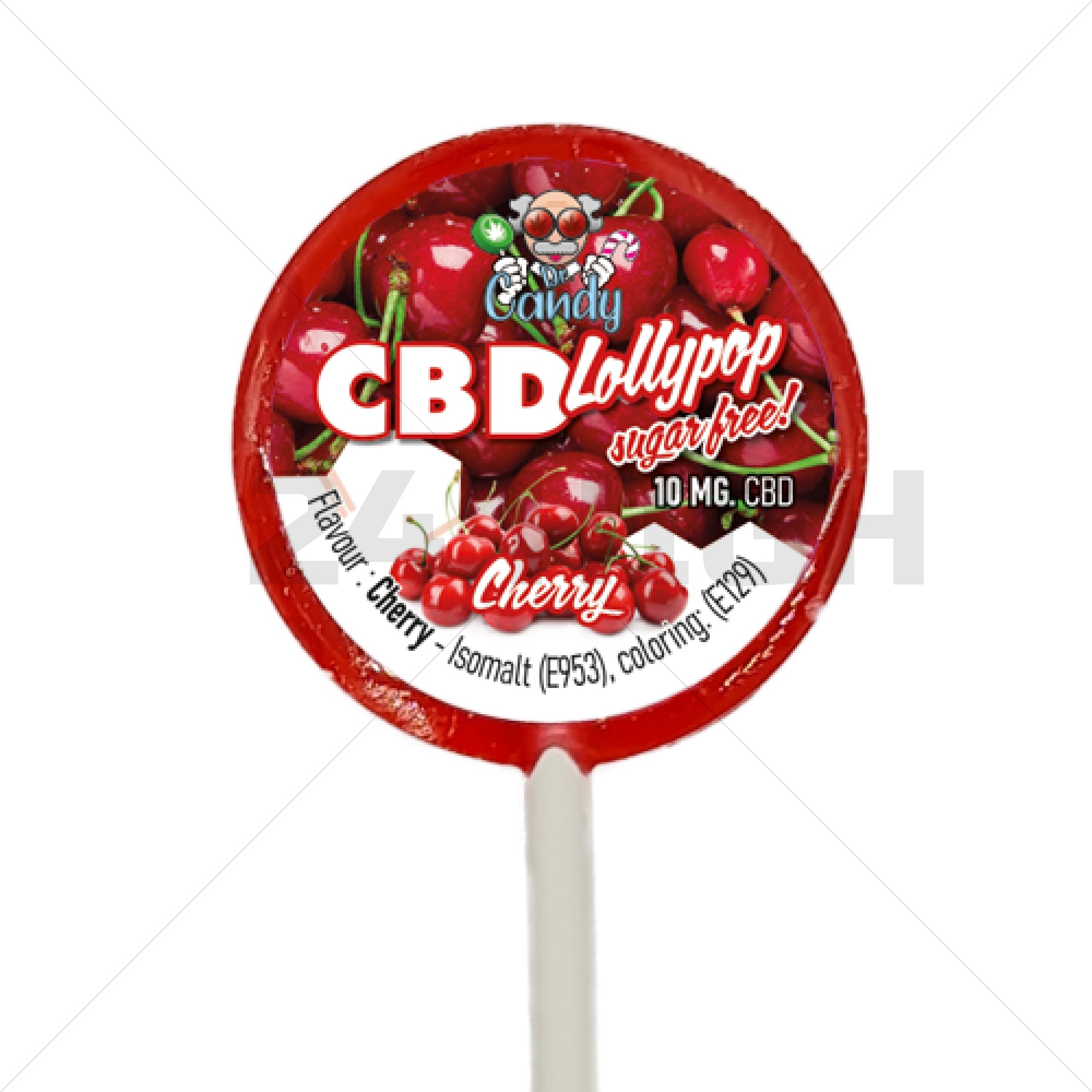 CBD Lollypop - Kirsche